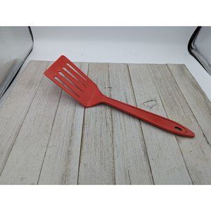 Hutzler Spatula Nylon Slotted Reinforced Turner Flipper No 717 Red LOPOL